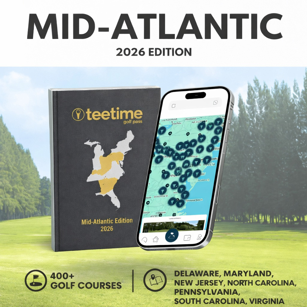 松961 New Balance Golf ウェザートランスマップ 2WAY Tee Time Golf Pass 2026 - Mid-Atlantic - Maple Hill Golf